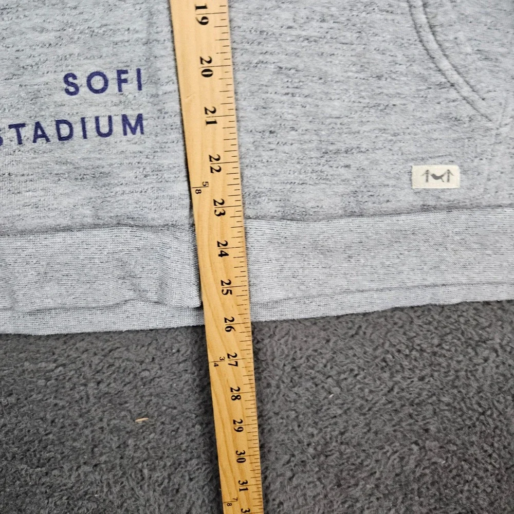 Marine‎ Layer SoFi Stadium Inglewood Full Zip Hoodie Gray Mens Large